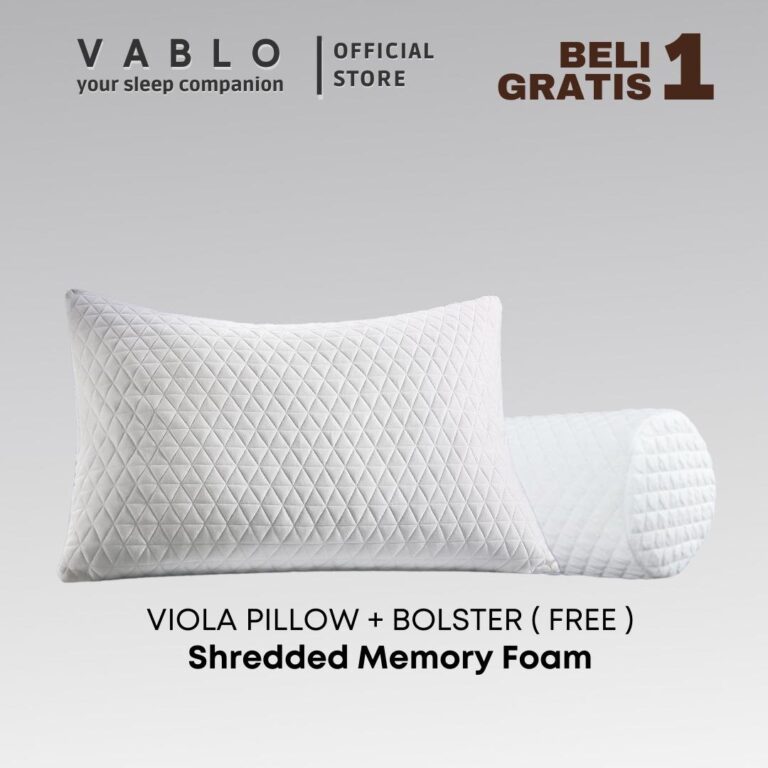 Review Vablo Viola Bantal Guling Memory Foam Buy…