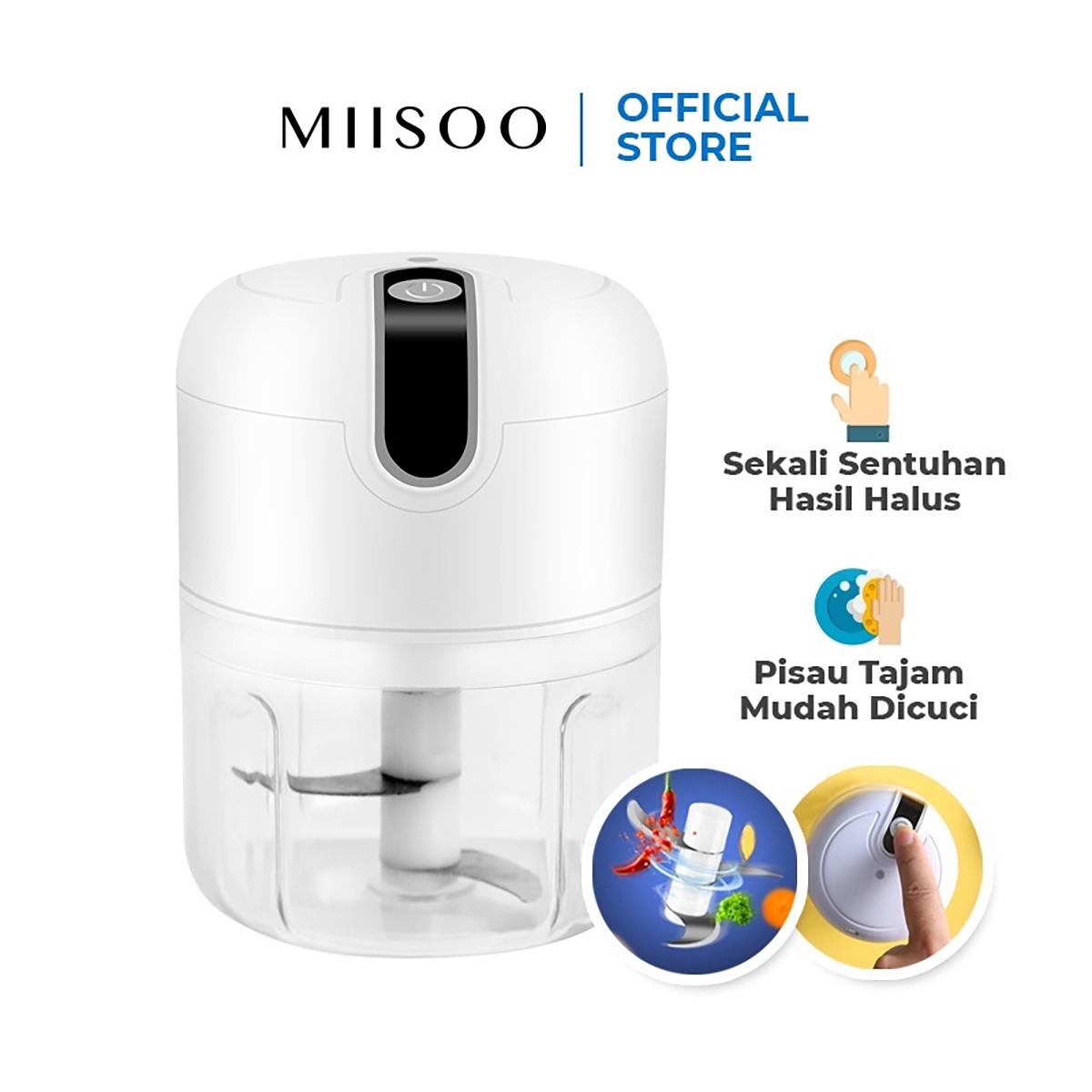 MIISOO Portable Blender Gilingan Mini Bumbu dan Daging USB