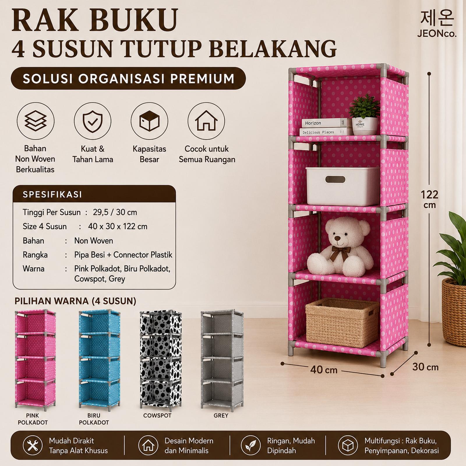 Rak Sepatu Portable 5 Tingkat, Solusi Kos Rapi Mulai 9 Ribuan